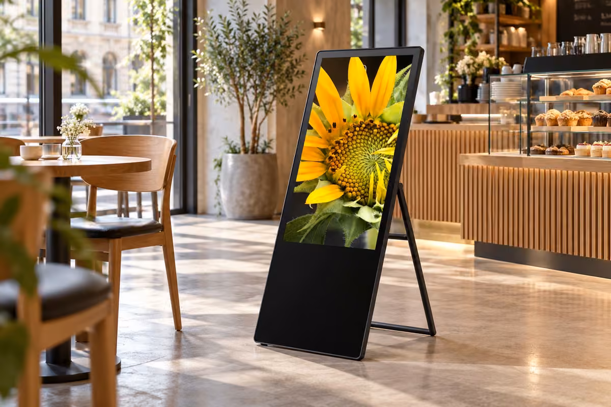 lcd-panel-acko-43 — Kavárna, ilustrativní vizualizace