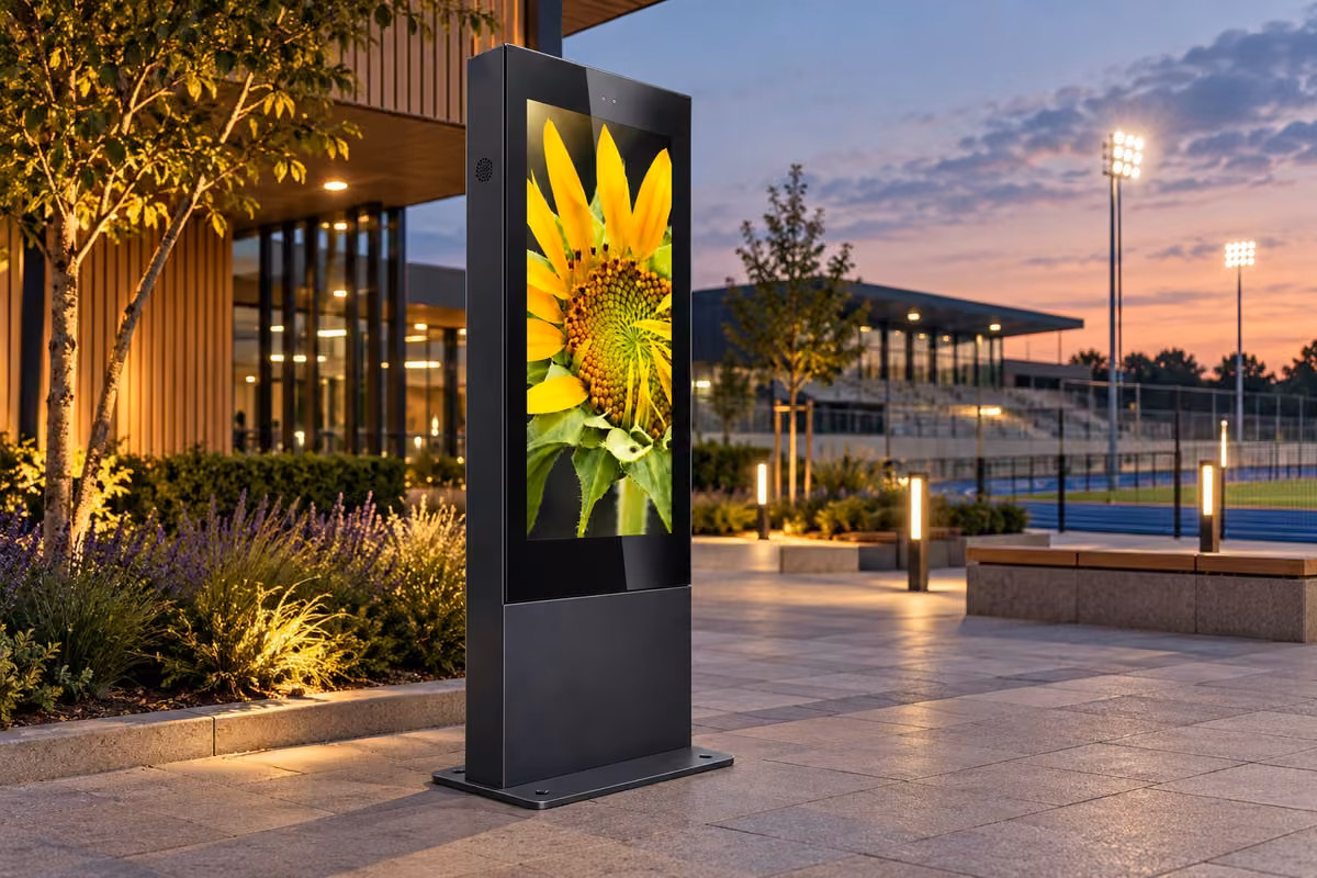 totem-outdoor — Sportovní areál, ilustrativní vizualizace